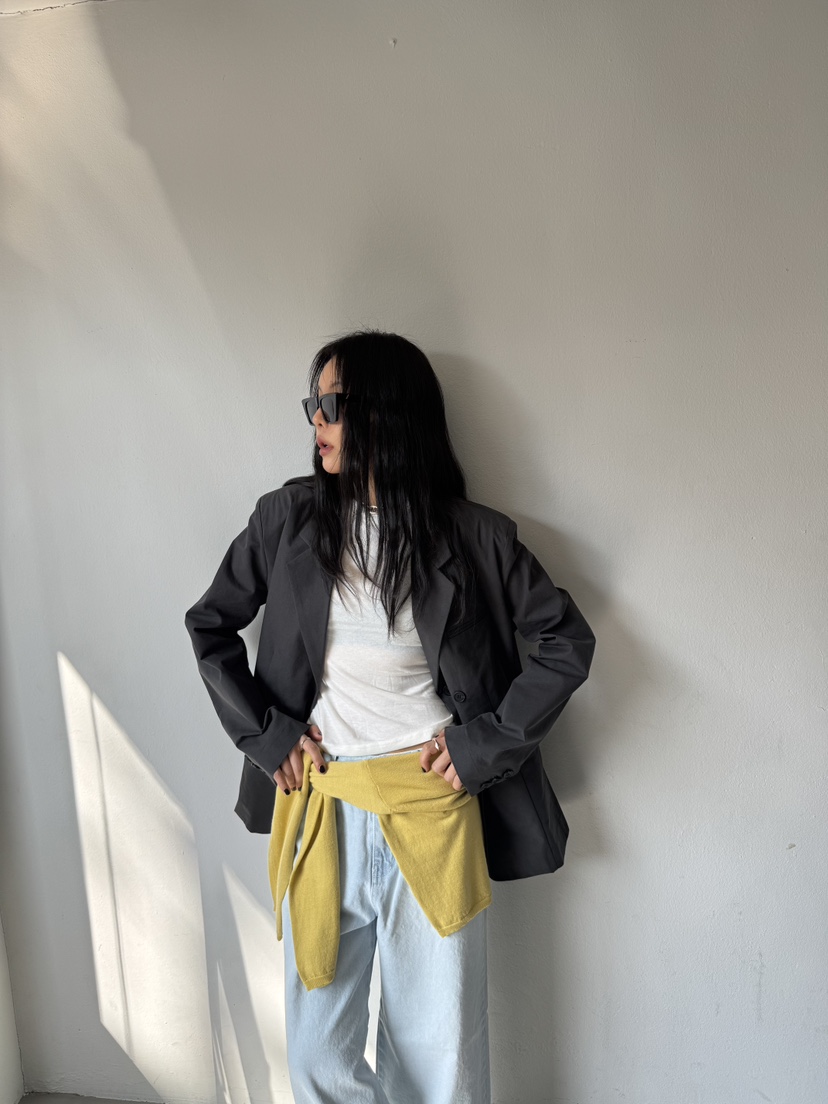 LIMLIMLIM韓國直郵實拍女裝新款推薦熱賣人氣時尚職業夾克棉LIM LIM LIM夾克