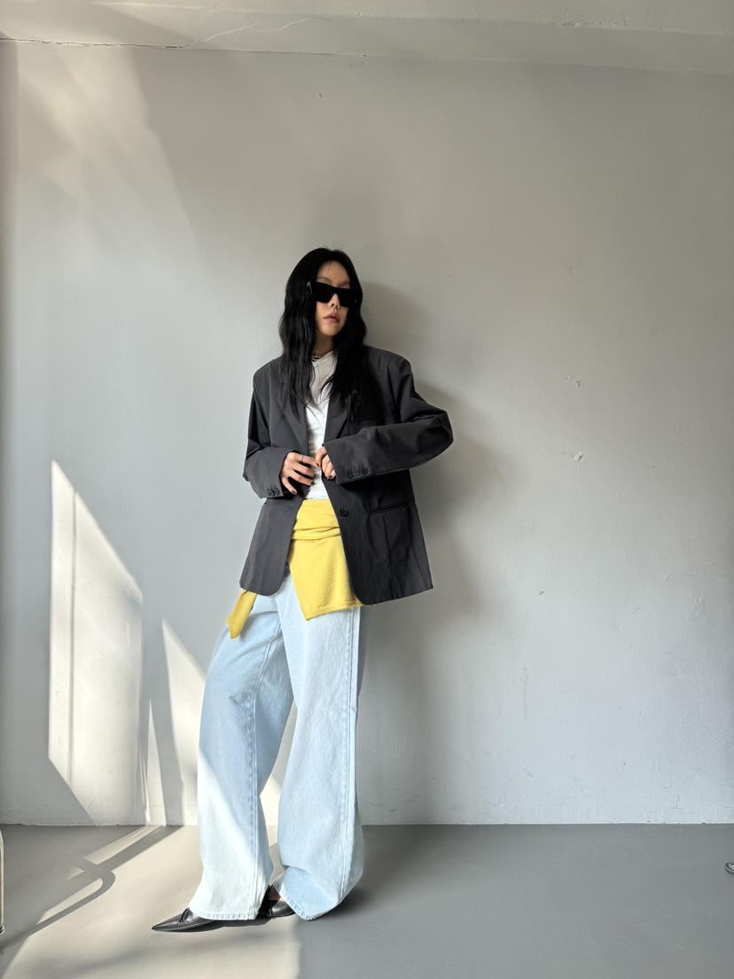 LIMLIMLIM韓國直郵實拍女裝新款推薦熱賣人氣時尚職業夾克棉LIM LIM LIM夾克