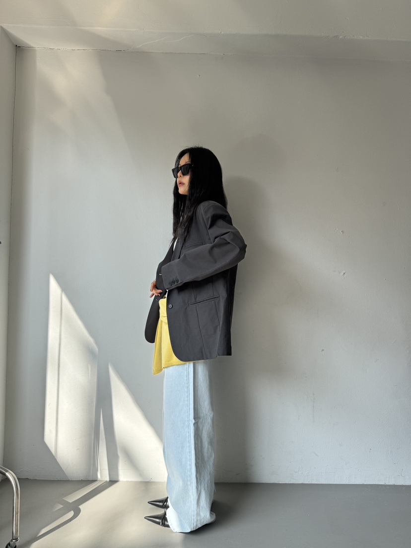 LIMLIMLIM韓國直郵實拍女裝新款推薦熱賣人氣時尚職業夾克棉LIM LIM LIM夾克