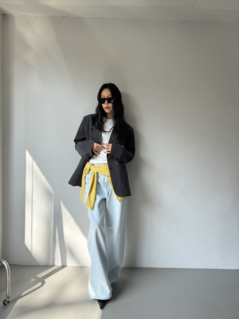 LIMLIMLIM韓國直郵實拍女裝新款推薦熱賣人氣時尚職業夾克棉LIM LIM LIM夾克