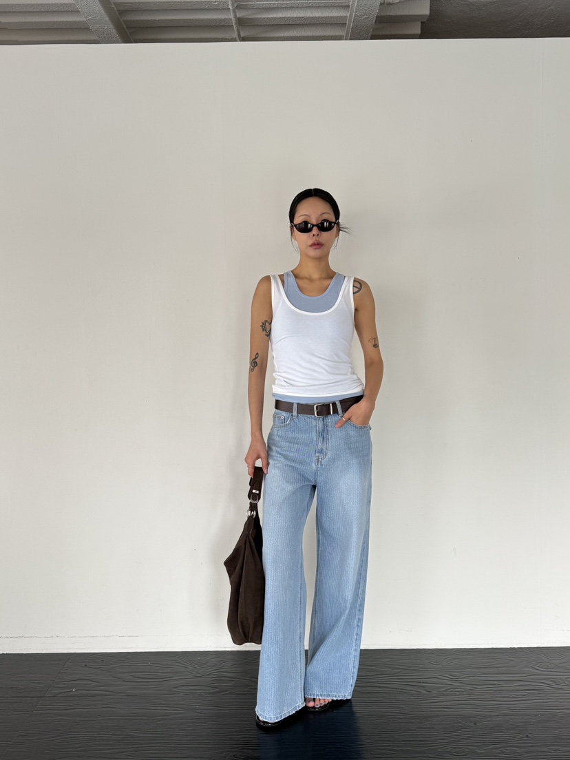 LIMLIMLIM韓國東大門直郵女裝新品推薦吊帶背心不含內搭假兩件LIM LIM LIM吊帶/背心