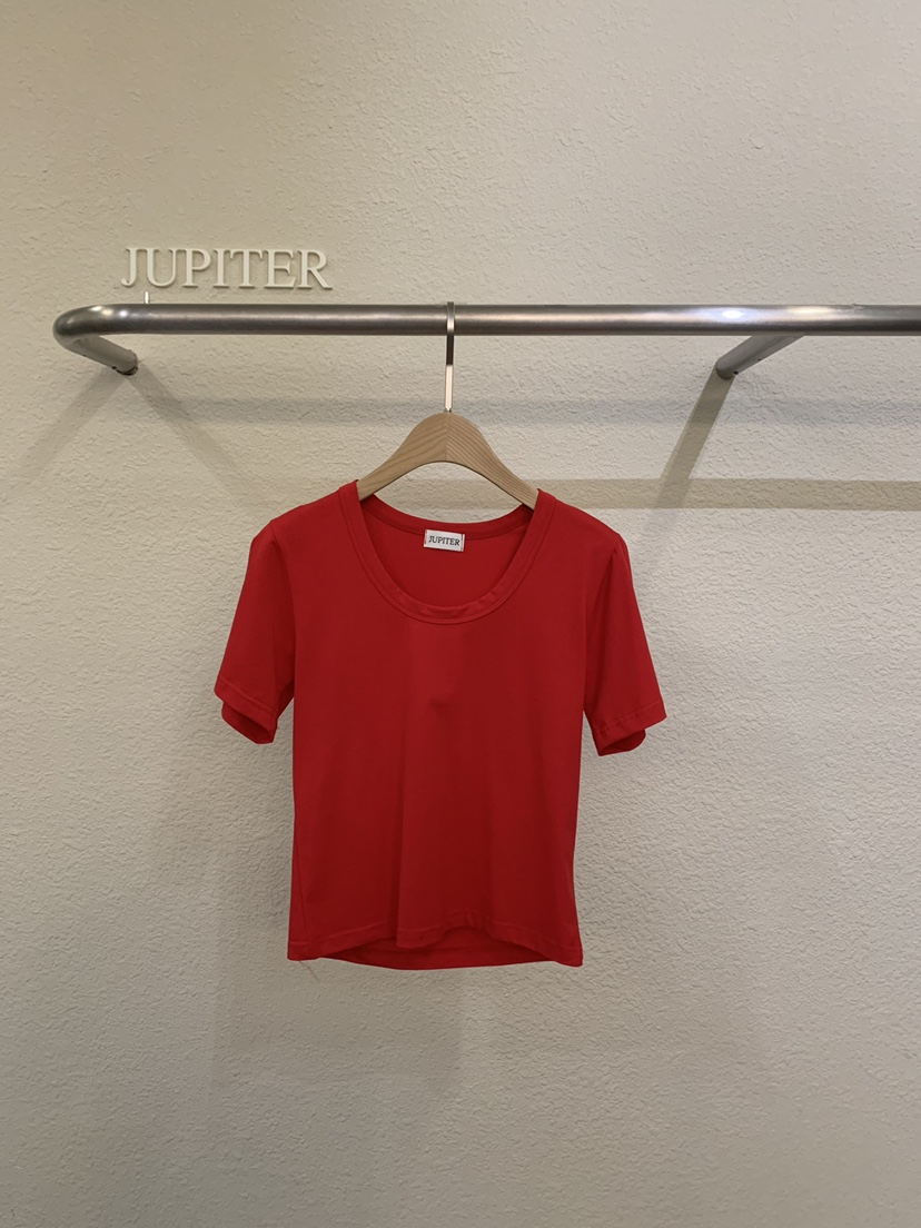JUPITER韓國東大門代購女裝新款休閑26春夏時尚推薦T恤絲質JUPITERT恤圖色4