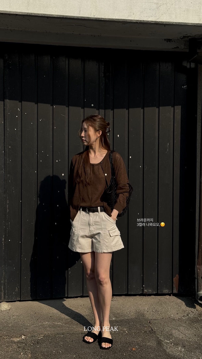 LONG PEAK韓國東大門代購女士新款熱賣針織衫天然亞麻開衫LONG PEAK針織衫