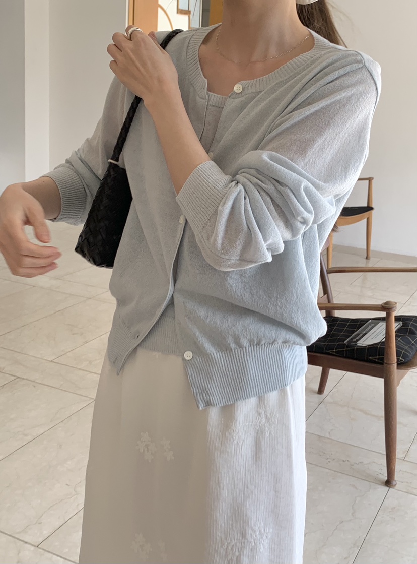 LONG PEAK韓國東大門代購女士新款熱賣針織衫天然亞麻開衫LONG PEAK針織衫