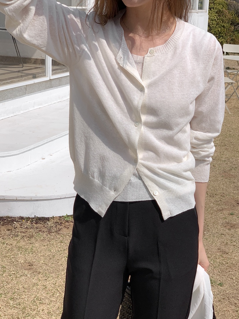 LONG PEAK韓國東大門代購女士新款熱賣針織衫天然亞麻開衫LONG PEAK針織衫