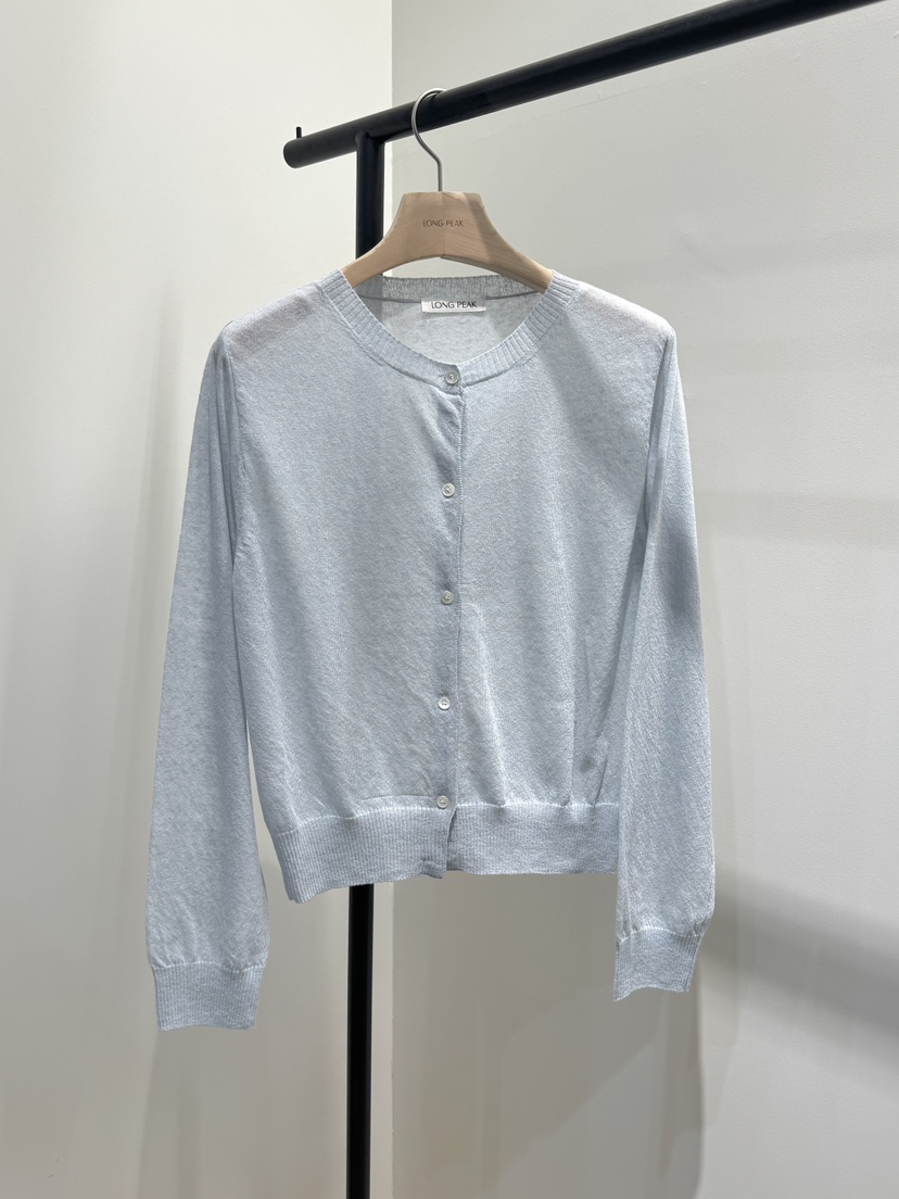 LONG PEAK韓國東大門代購女士新款熱賣針織衫天然亞麻開衫LONG PEAK針織衫圖色2