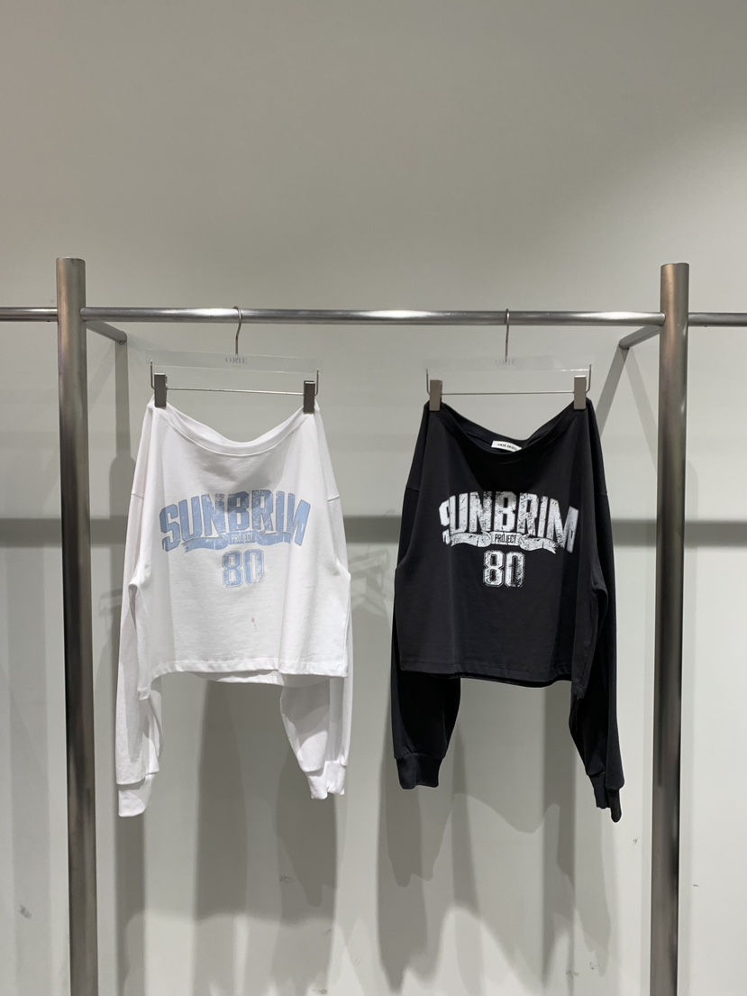 OKIE韓國東大門直郵女裝新款時尚休閑職業推薦26春夏長袖T恤OKIE長袖T恤