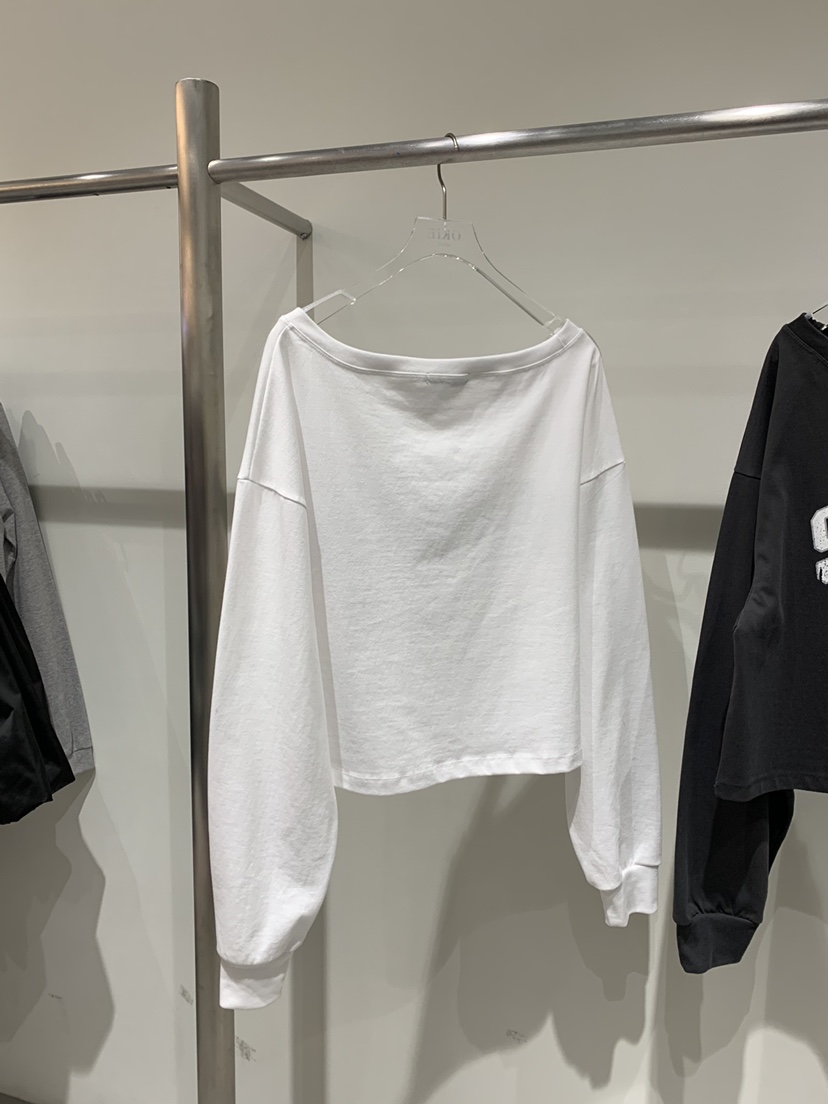 OKIE韓國東大門直郵女裝新款時尚休閑職業推薦26春夏長袖T恤OKIE長袖T恤