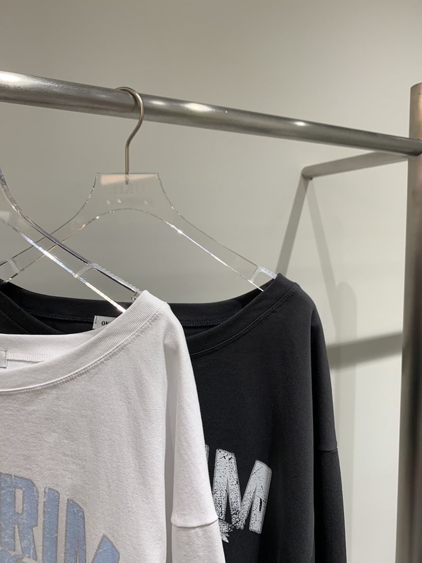 OKIE韓國東大門直郵女裝新款時尚休閑職業推薦26春夏長袖T恤OKIE長袖T恤