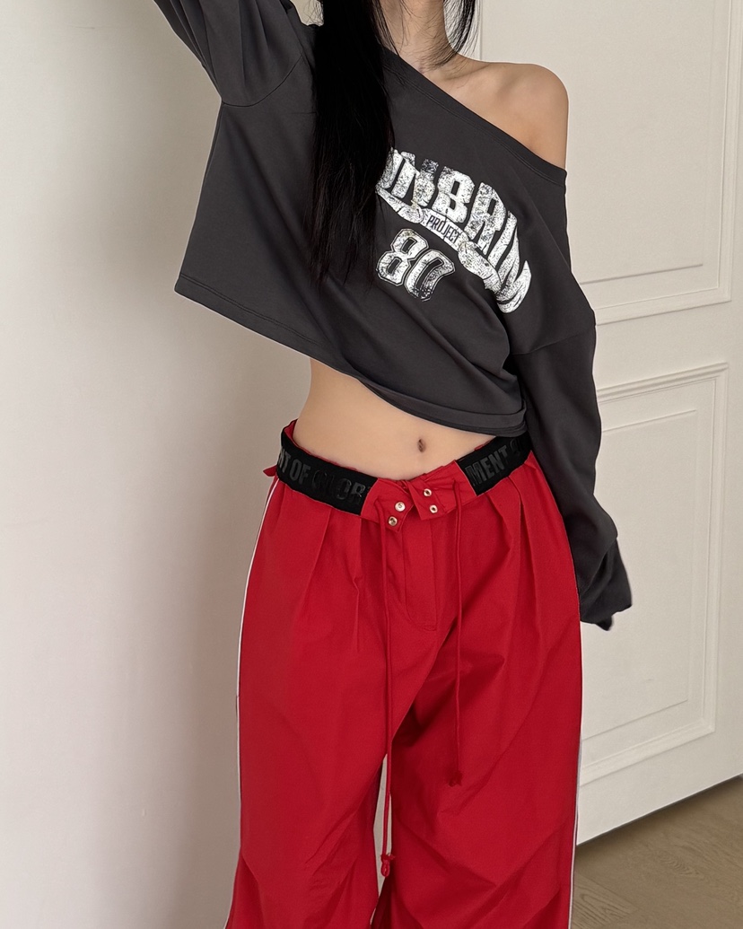 OKIE韓國東大門直郵女裝新款時尚休閑職業推薦26春夏長袖T恤OKIE長袖T恤