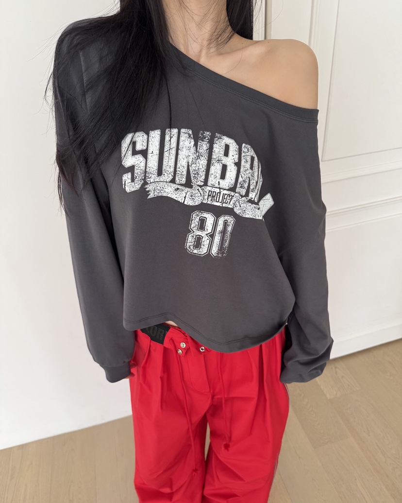 OKIE韓國東大門直郵女裝新款時尚休閑職業推薦26春夏長袖T恤OKIE長袖T恤