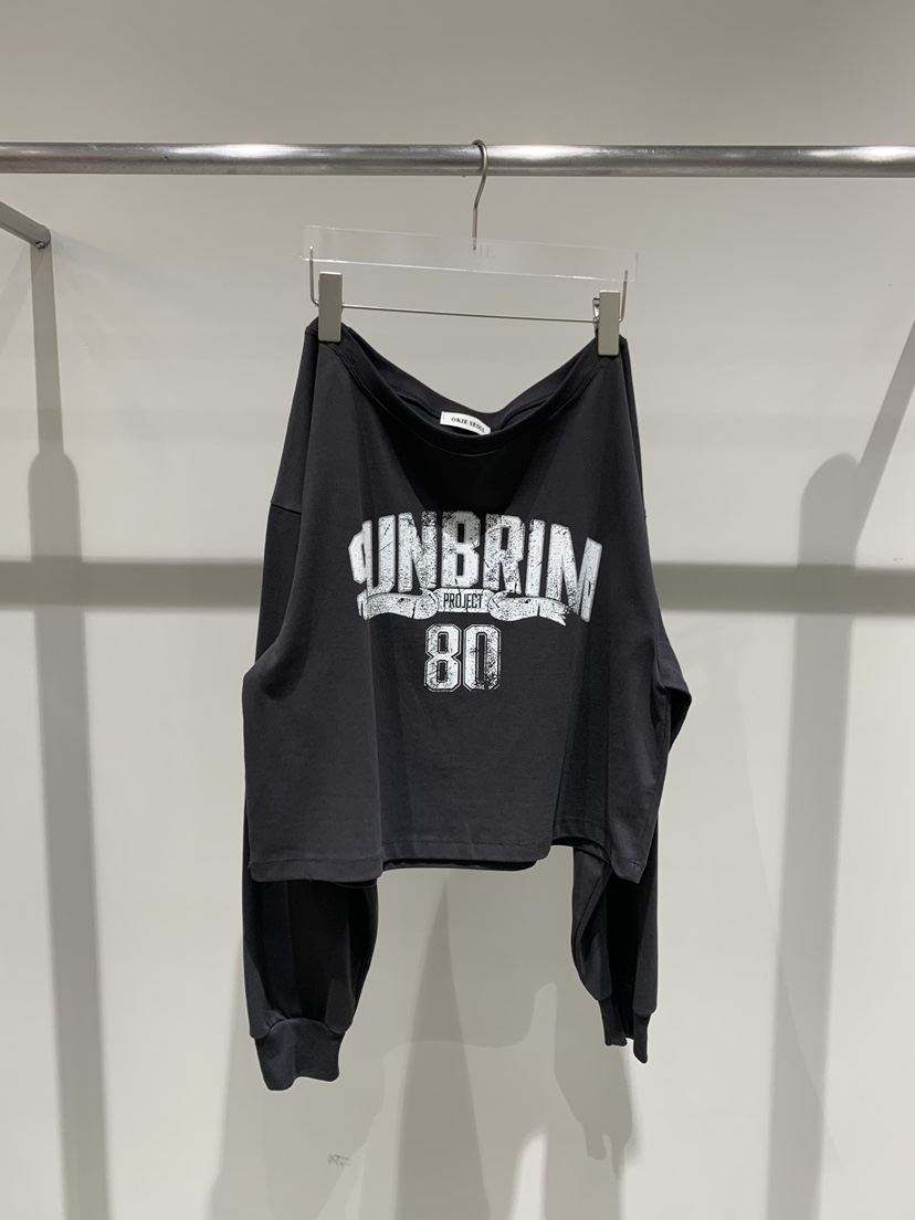 OKIE韓國東大門直郵女裝新款時尚休閑職業推薦26春夏長袖T恤OKIE長袖T恤圖色2