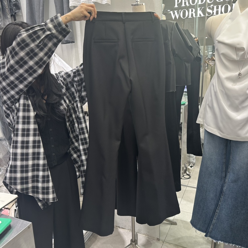 WORK SHOP韓國直郵實拍女士新款26春夏休閑推薦職業休閑褲Work_shop休閑褲