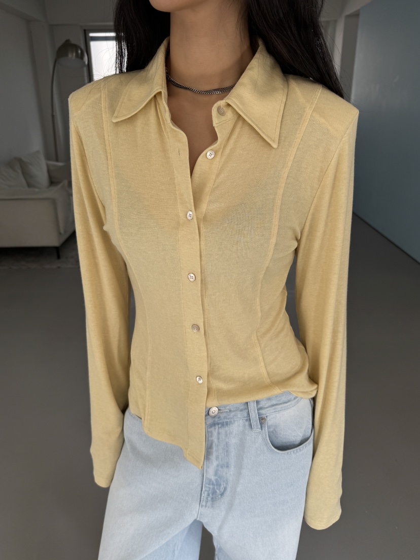 LIMLIMLIM韓國直郵實拍女裝新品休閑時尚26春夏襯衫蕾絲衫修身LIM LIM LIM襯衫/蕾絲衫