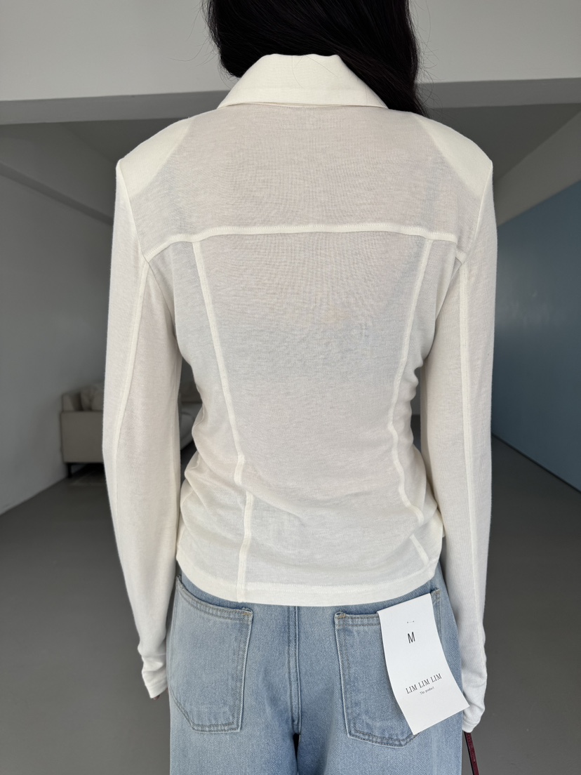 LIMLIMLIM韓國直郵實拍女裝新品休閑時尚26春夏襯衫蕾絲衫修身LIM LIM LIM襯衫/蕾絲衫