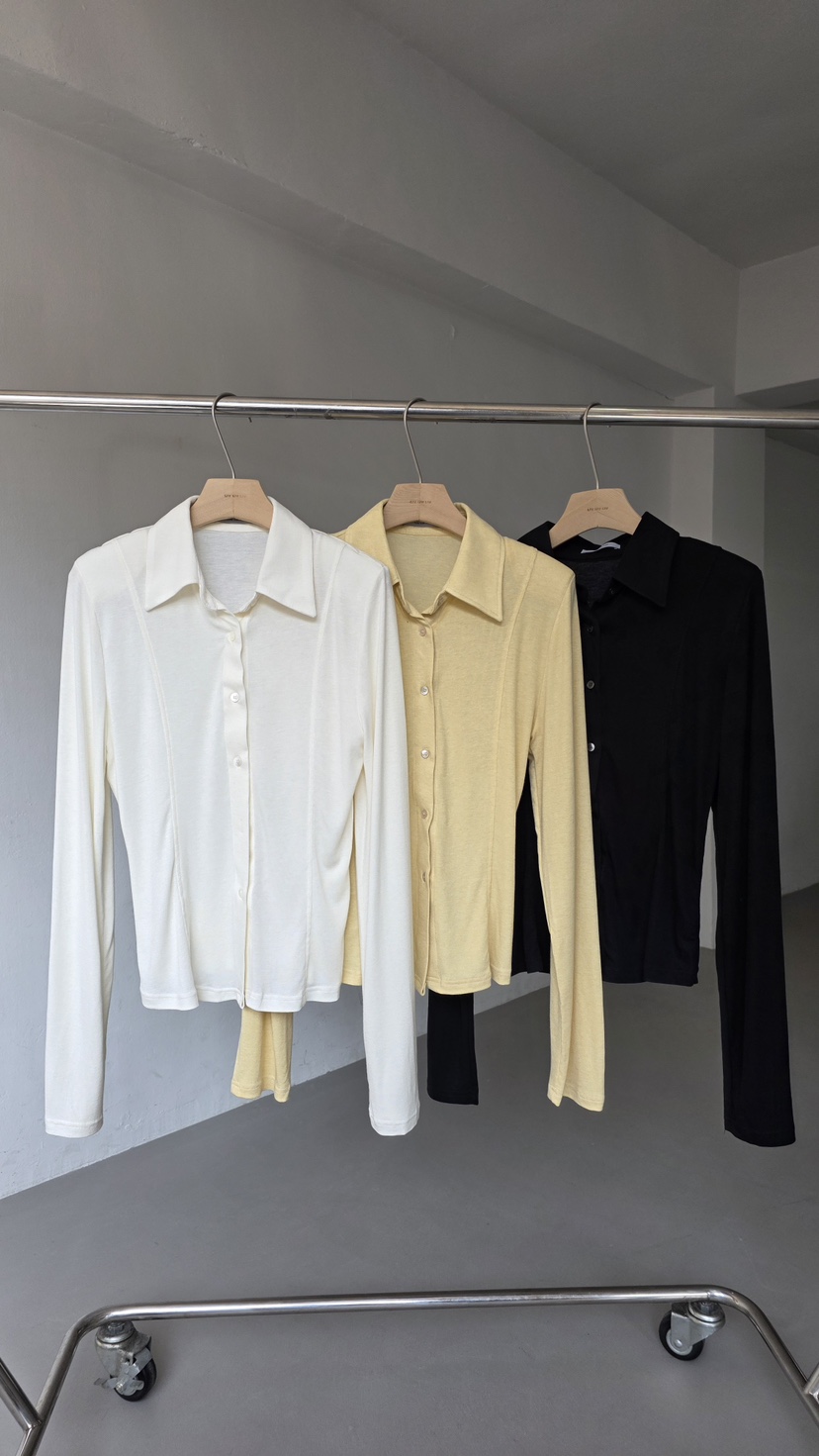 LIMLIMLIM韓國直郵實拍女裝新品休閑時尚26春夏襯衫蕾絲衫修身LIM LIM LIM襯衫/蕾絲衫圖色3左三色