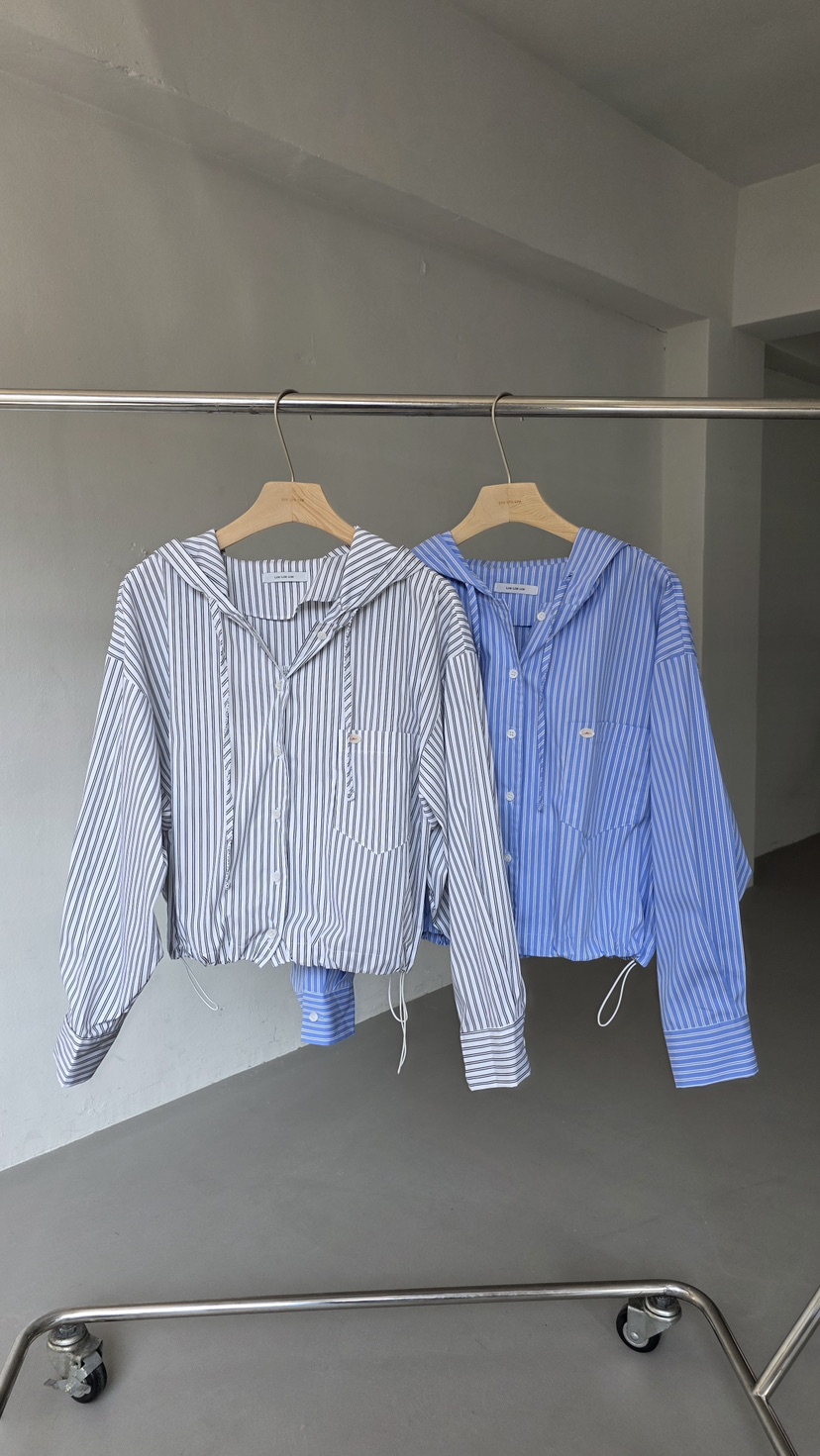 LIMLIMLIM韓國東大門代購女士新款26春夏襯衫蕾絲衫連帽衫LIM LIM LIM襯衫/蕾絲衫