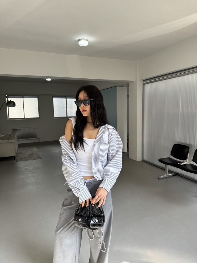 LIMLIMLIM韓國東大門代購女士新款26春夏襯衫蕾絲衫連帽衫LIM LIM LIM襯衫/蕾絲衫