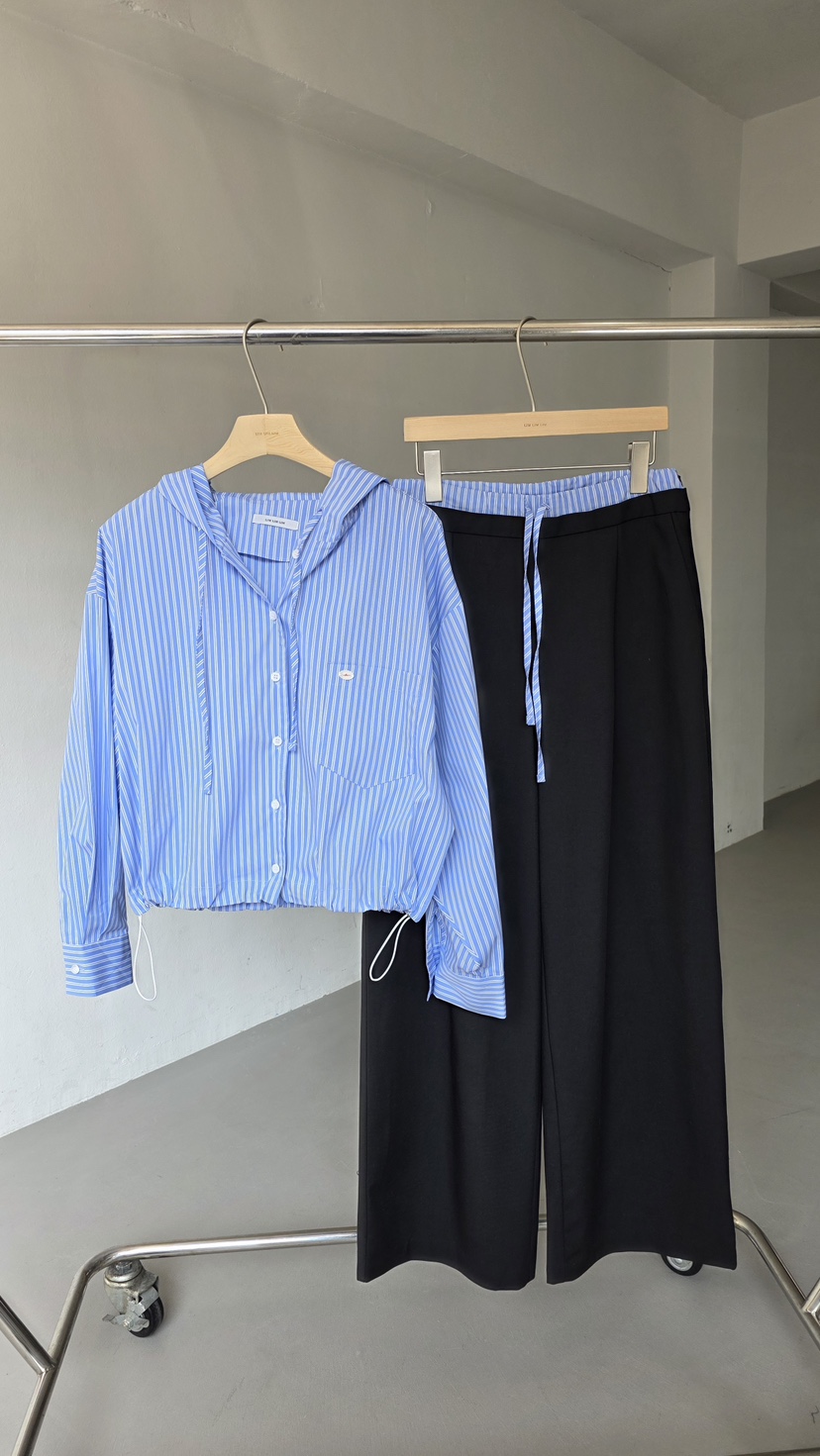 LIMLIMLIM韓國東大門代購女士新款26春夏襯衫蕾絲衫連帽衫LIM LIM LIM襯衫/蕾絲衫