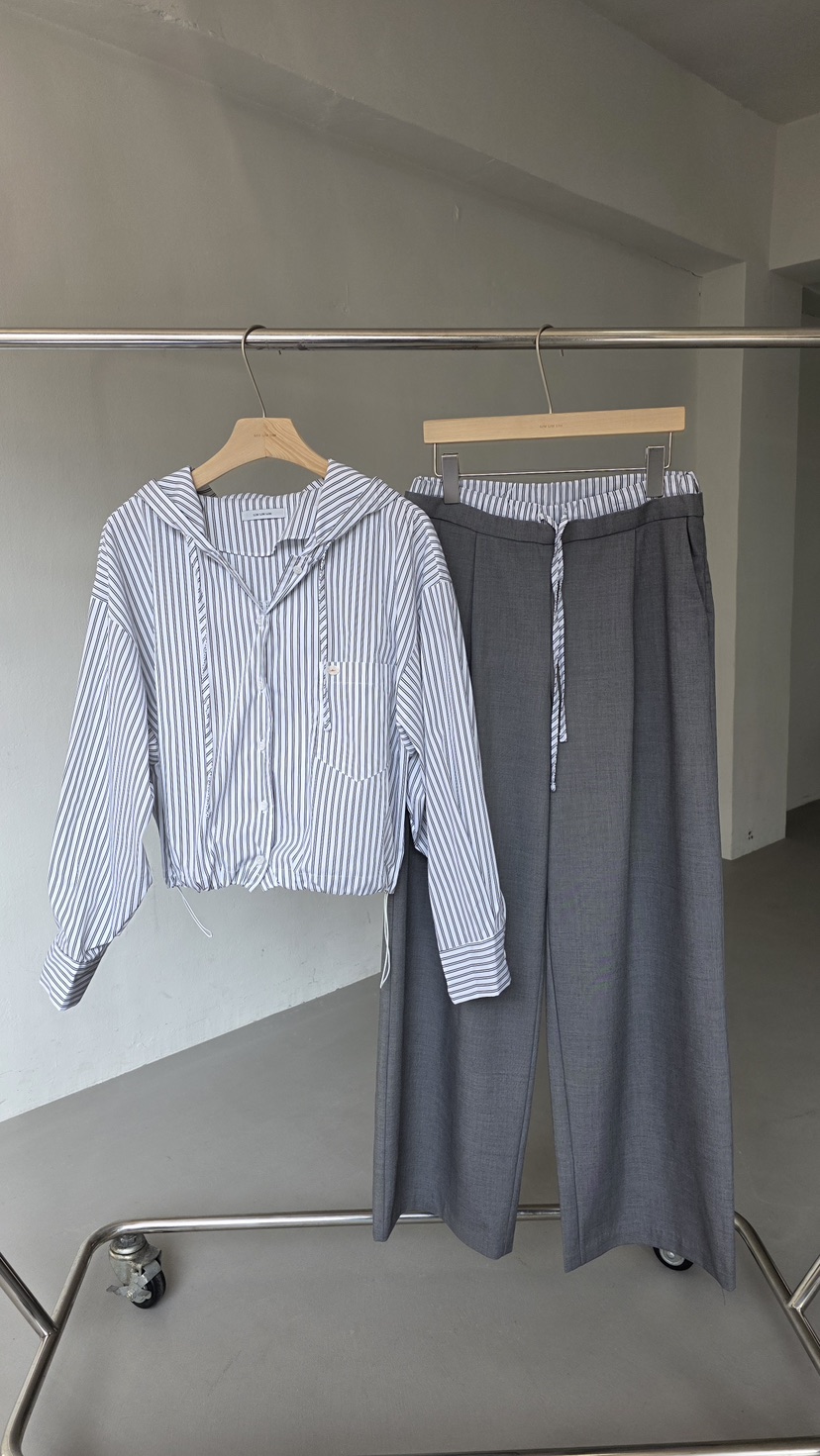 LIMLIMLIM韓國東大門代購女士新款26春夏襯衫蕾絲衫連帽衫LIM LIM LIM襯衫/蕾絲衫