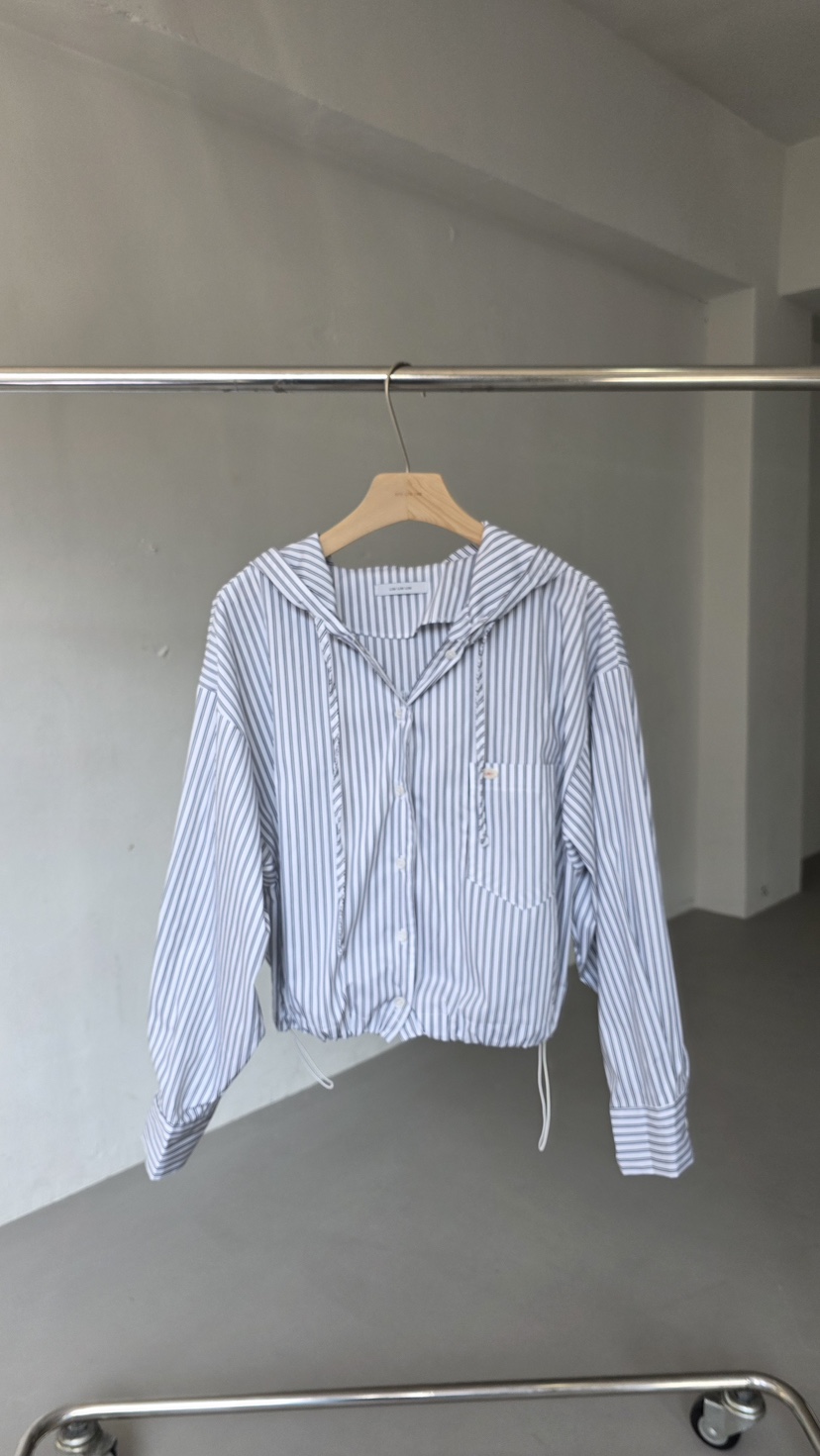 LIMLIMLIM韓國東大門代購女士新款26春夏襯衫蕾絲衫連帽衫LIM LIM LIM襯衫/蕾絲衫圖色1