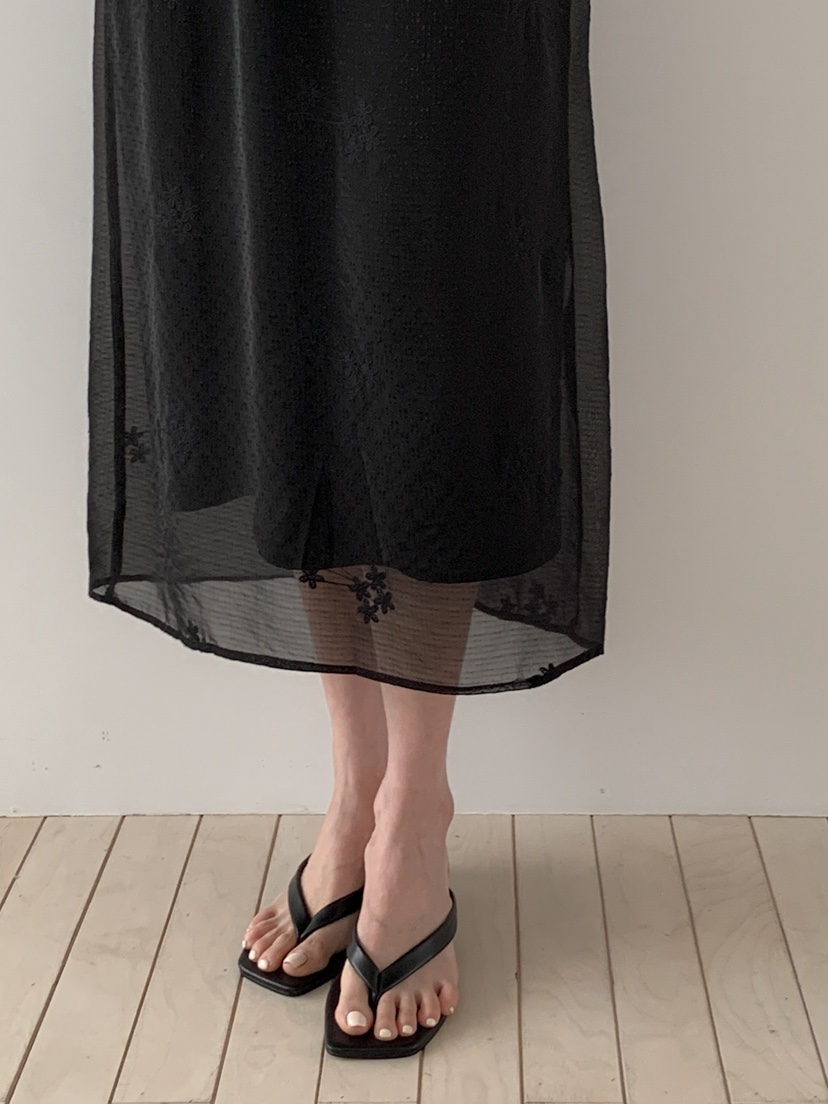 LONG PEAK韓國代購女裝新品職業熱賣時尚休閑26春夏長裙蕾絲LONG PEAK長裙