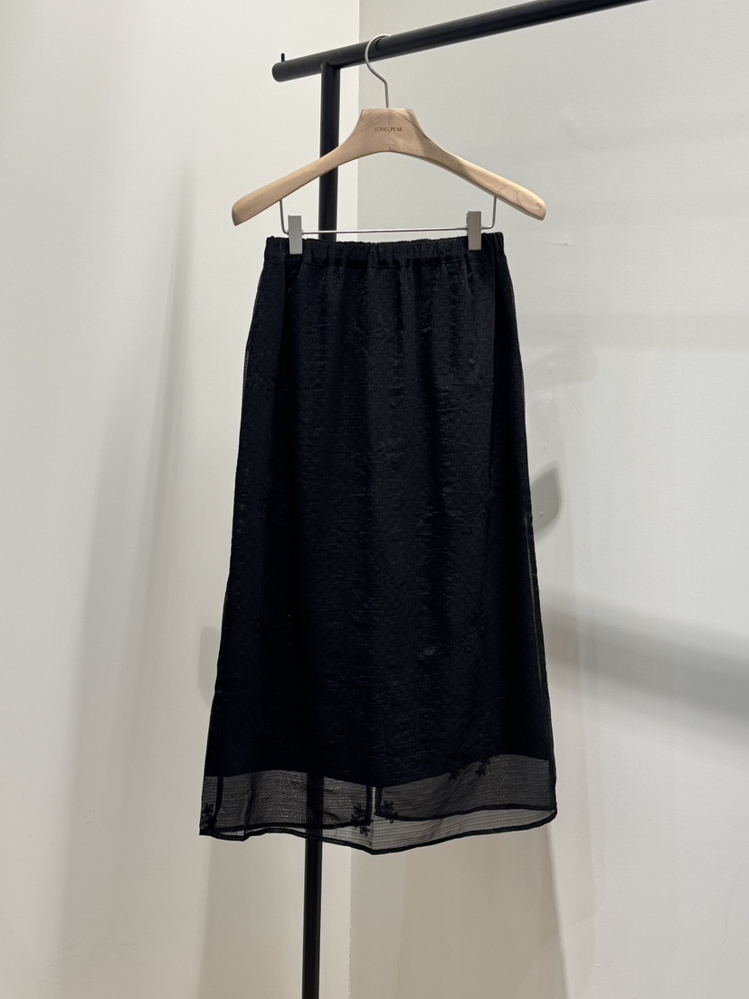 LONG PEAK韓國代購女裝新品職業熱賣時尚休閑26春夏長裙蕾絲LONG PEAK長裙圖色3