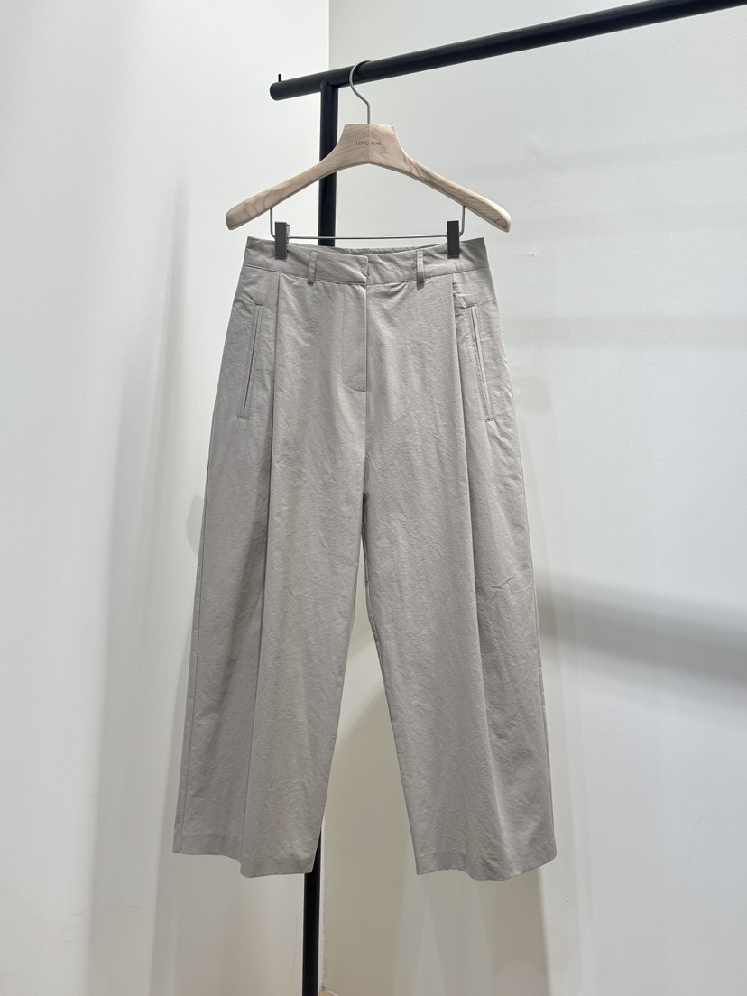 LONG PEAK韓國直郵女裝新款時尚人氣推薦職業休閑褲褶裥LONG PEAK休閑褲圖色2