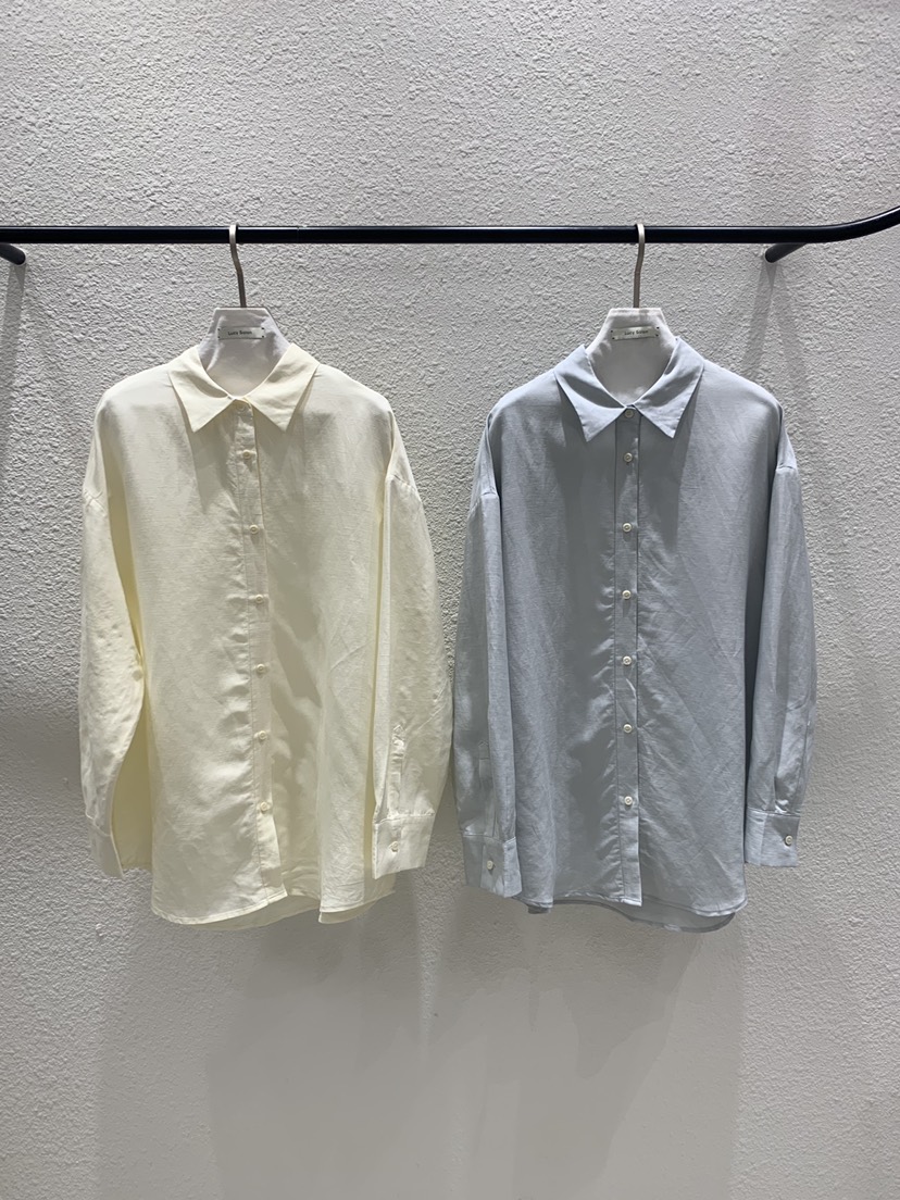 LUCY SALON韓國直郵女士新款時尚26春夏人氣襯衫蕾絲衫亞麻LUCY SALON襯衫/蕾絲衫