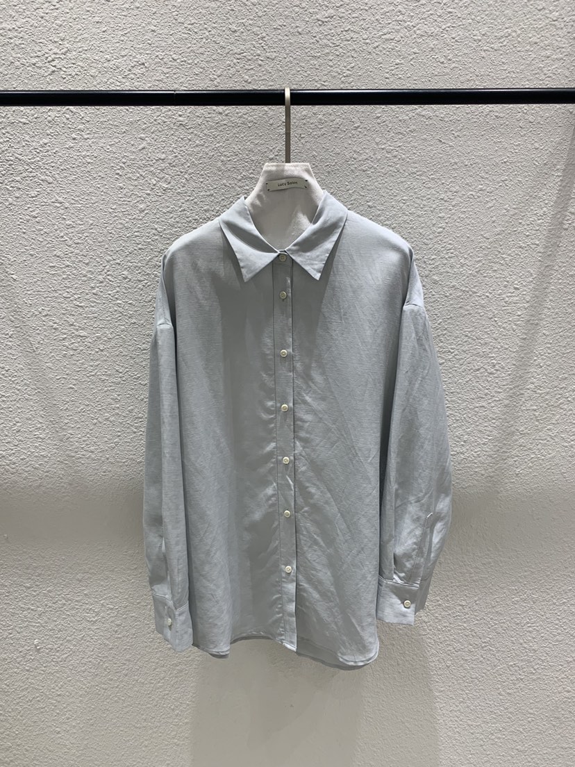 LUCY SALON韓國直郵女士新款時尚26春夏人氣襯衫蕾絲衫亞麻LUCY SALON襯衫/蕾絲衫圖色2