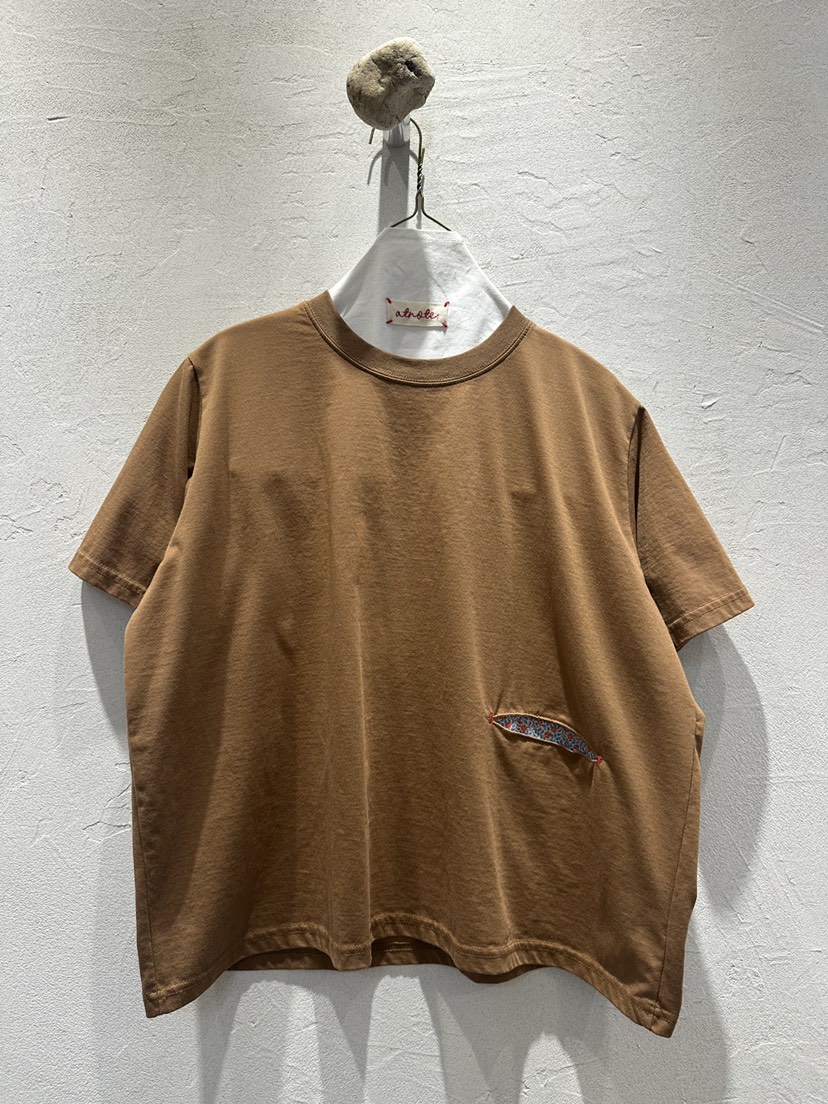 AT NOTE韓國直郵實拍女裝新品26春夏熱賣推薦職業T恤口袋AT NOTET恤圖色2