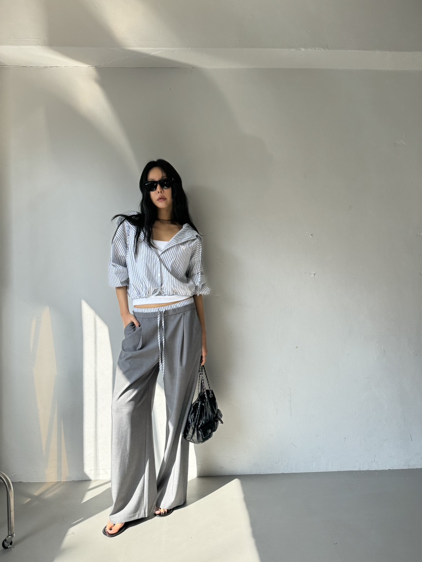 LIMLIMLIM韓國東大門代購女士新款時尚26春夏休閑推薦休閑褲LIM LIM LIM休閑褲