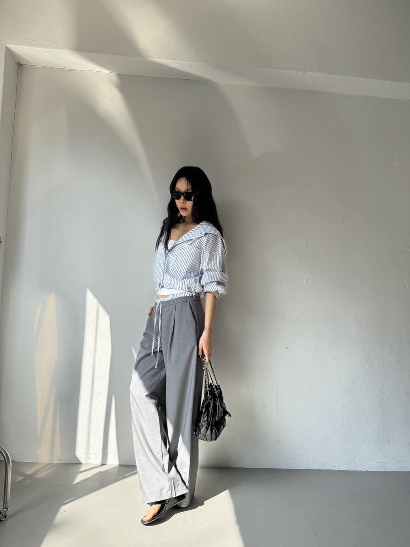 LIMLIMLIM韓國東大門代購女士新款時尚26春夏休閑推薦休閑褲LIM LIM LIM休閑褲