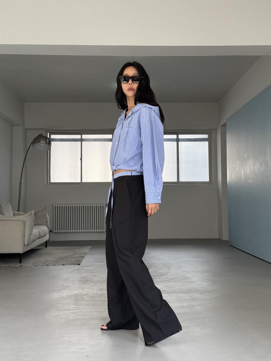 LIMLIMLIM韓國東大門代購女士新款時尚26春夏休閑推薦休閑褲LIM LIM LIM休閑褲