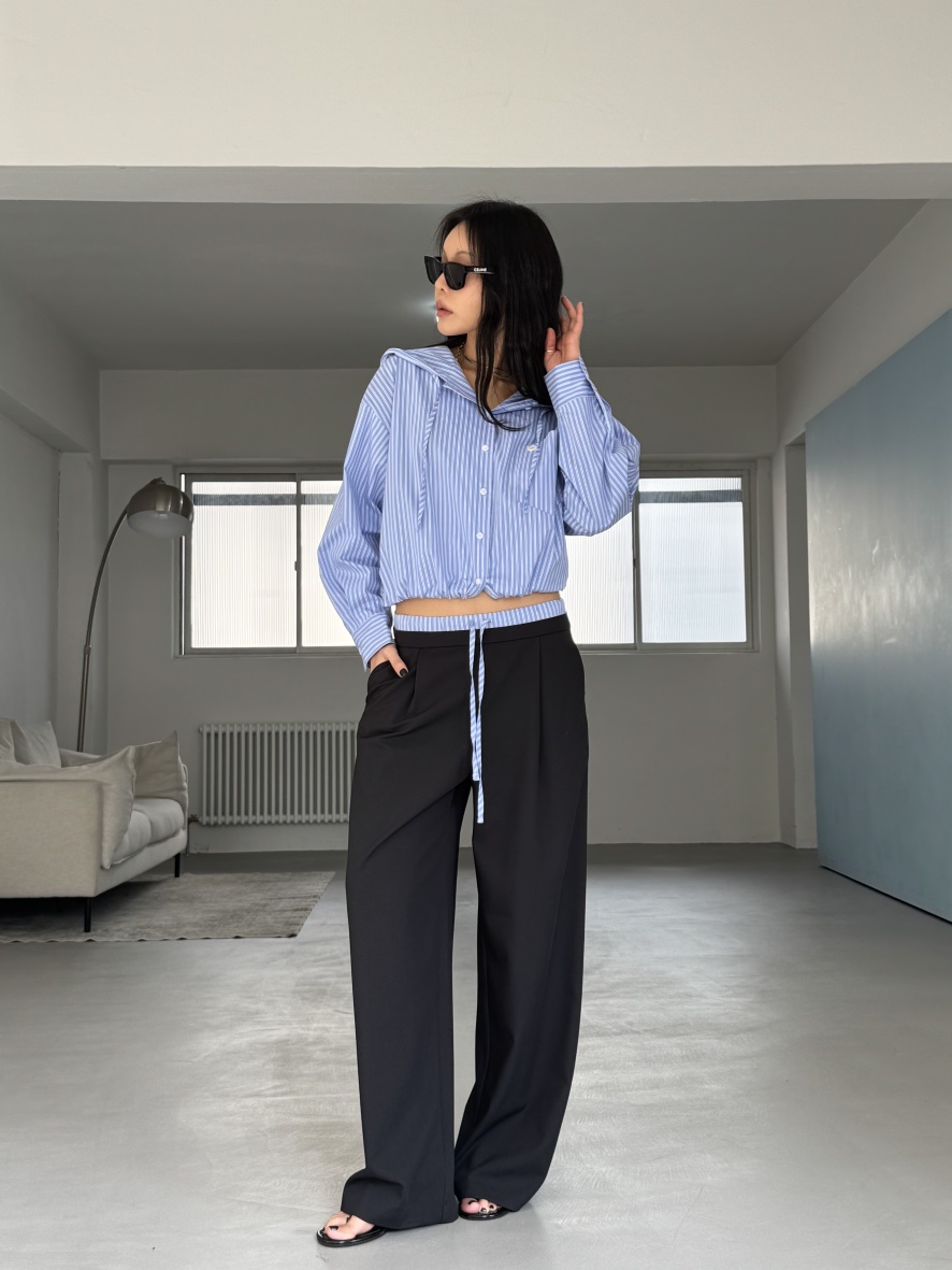 LIMLIMLIM韓國東大門代購女士新款時尚26春夏休閑推薦休閑褲LIM LIM LIM休閑褲