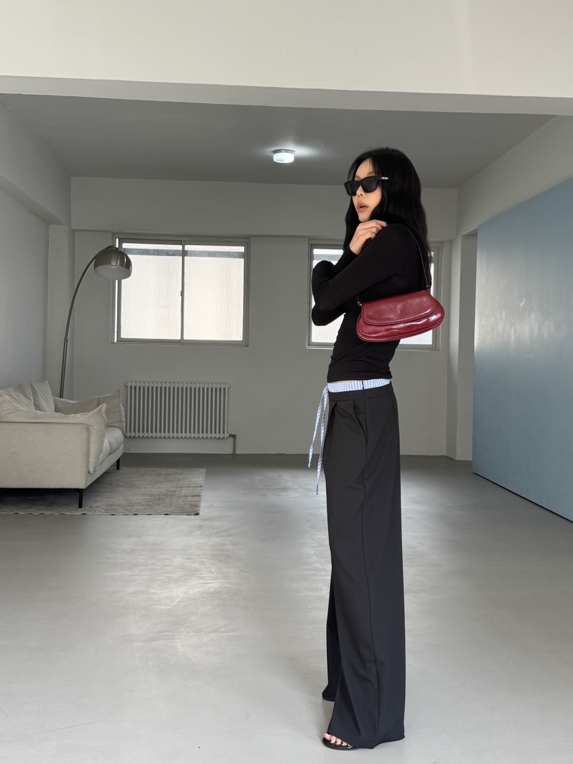 LIMLIMLIM韓國東大門代購女士新款時尚26春夏休閑推薦休閑褲LIM LIM LIM休閑褲