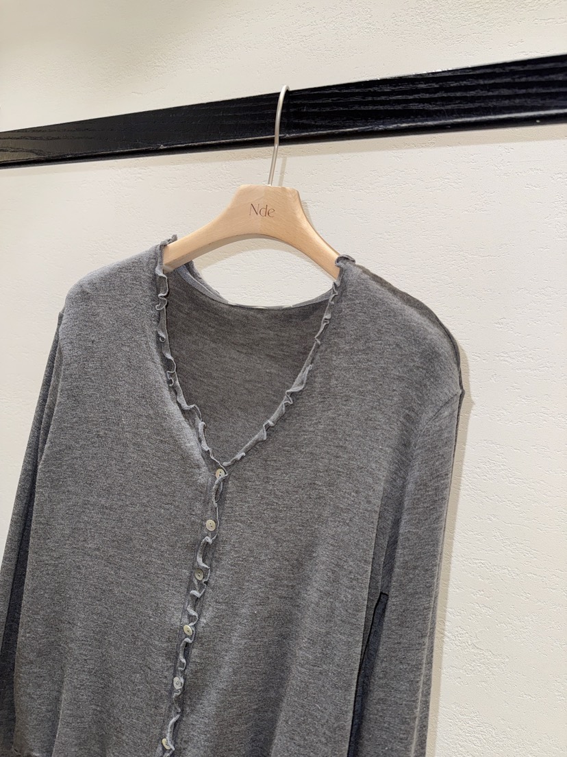 NDE韓國直郵女裝新品休閑推薦職業時尚人氣26春夏長袖T恤BOHEME_NDE長袖T恤