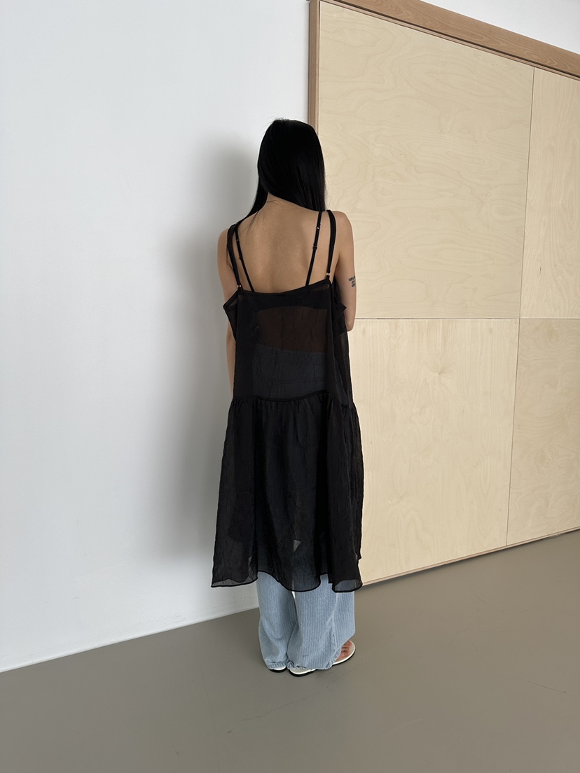 NDE韓國直郵實拍女裝新品熱賣職業推薦休閑26春夏時尚連衣裙BOHEME_NDE連衣裙