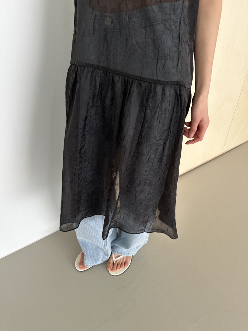 NDE韓國直郵實拍女裝新品熱賣職業推薦休閑26春夏時尚連衣裙BOHEME_NDE連衣裙