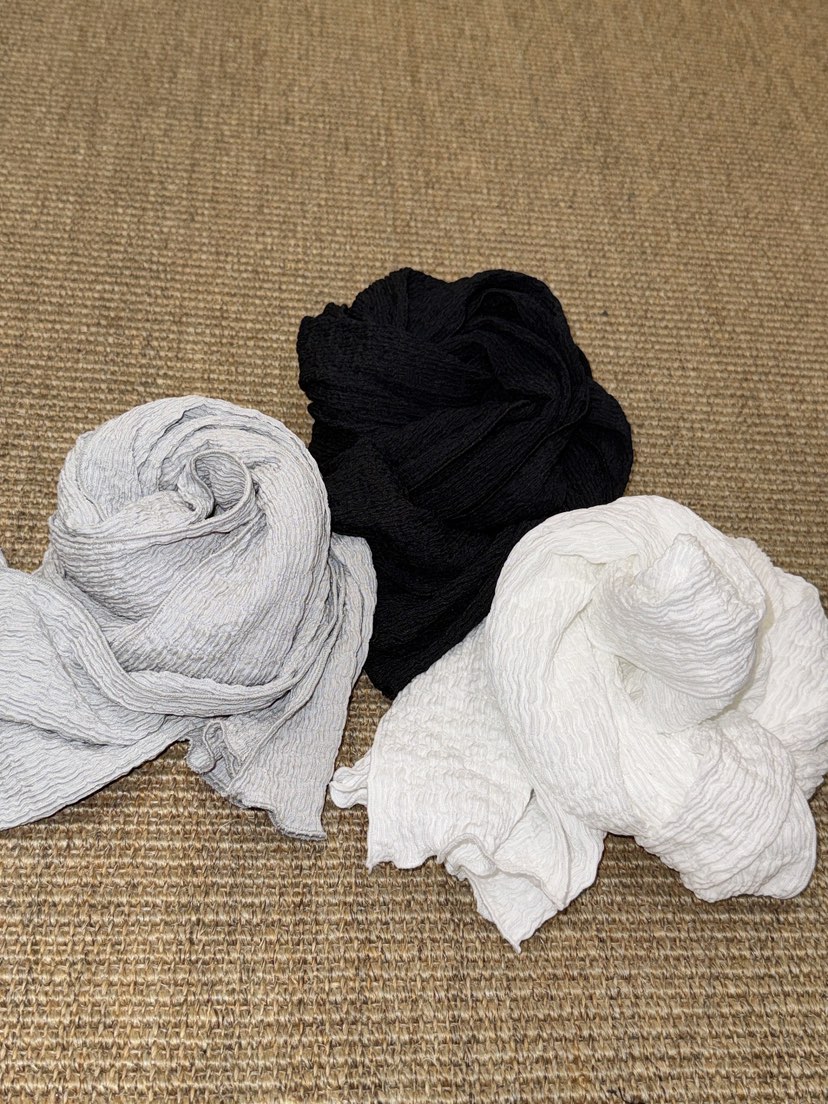 NDE韓國直郵實拍女裝新品熱賣推薦職業人氣T恤含圍巾套裝BOHEME_NDET恤