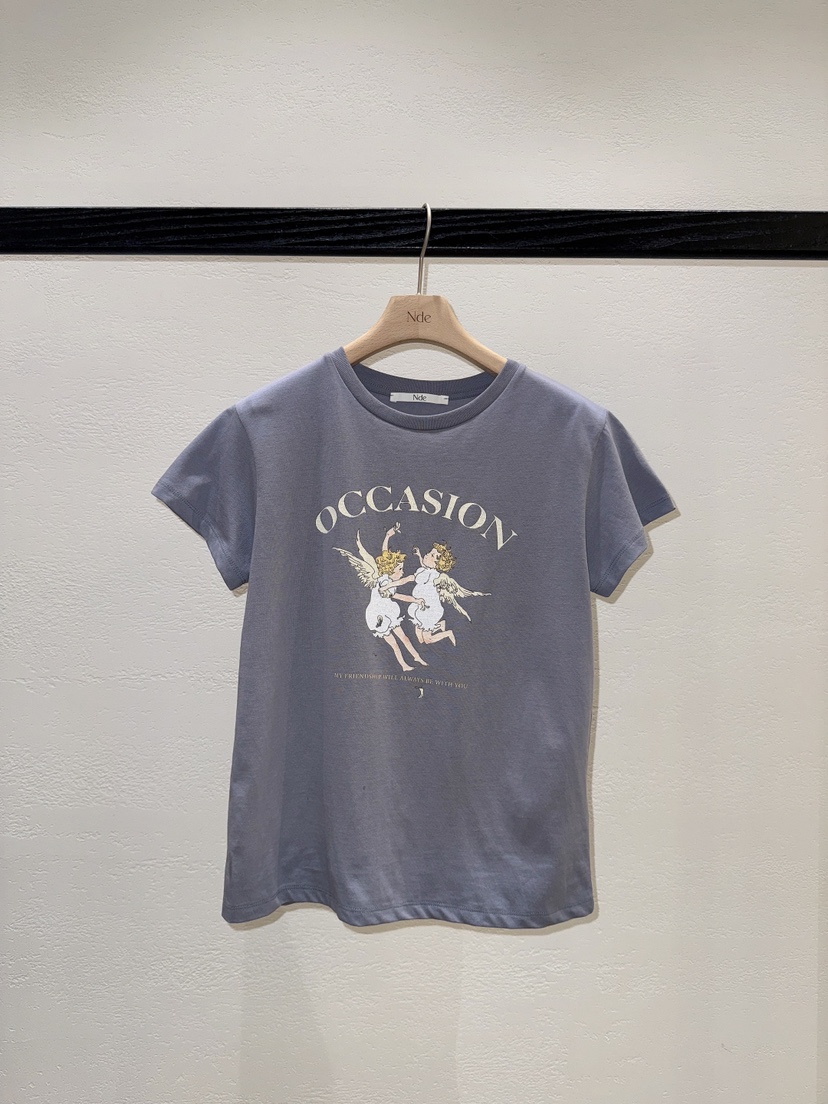 NDE韓國東大門直郵女士新品時尚熱賣職業推薦休閑人氣T恤BOHEME_NDET恤圖色2