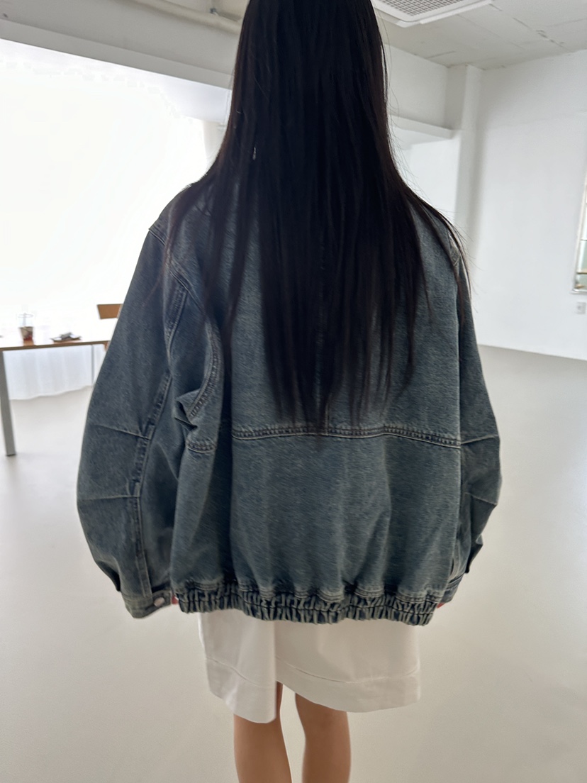 NDE韓國代購女士新款休閑26春夏職業推薦時尚熱賣夾克水洗BOHEME_NDE夾克