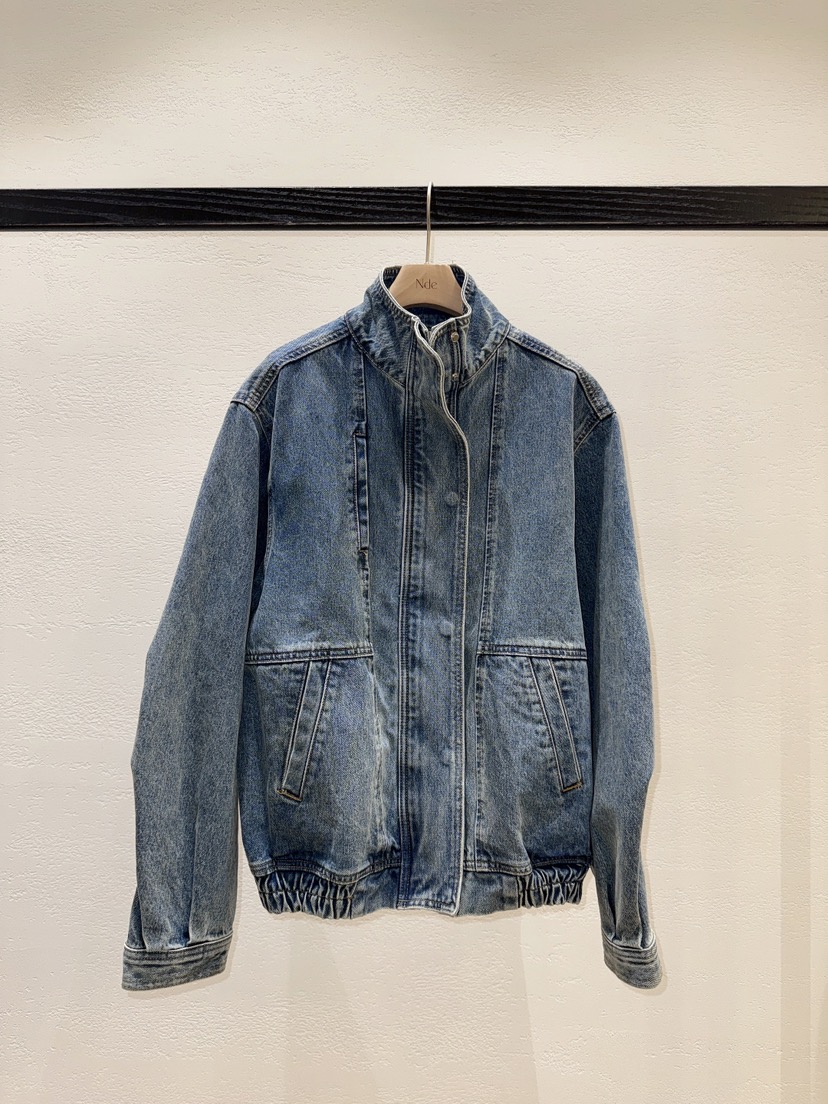 NDE韓國代購女士新款休閑26春夏職業推薦時尚熱賣夾克水洗BOHEME_NDE夾克圖色1