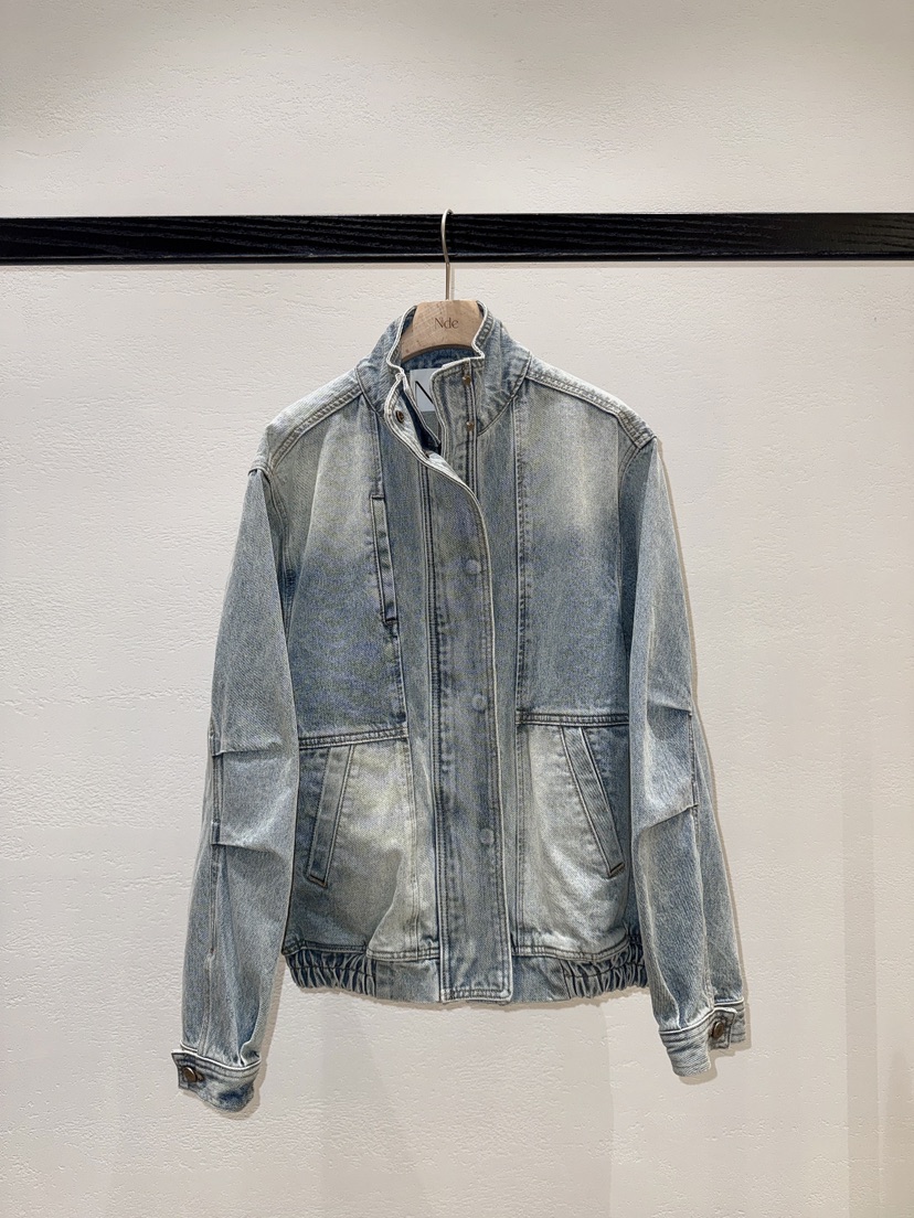 NDE韓國代購女士新款休閑26春夏職業推薦時尚熱賣夾克水洗BOHEME_NDE夾克圖色2