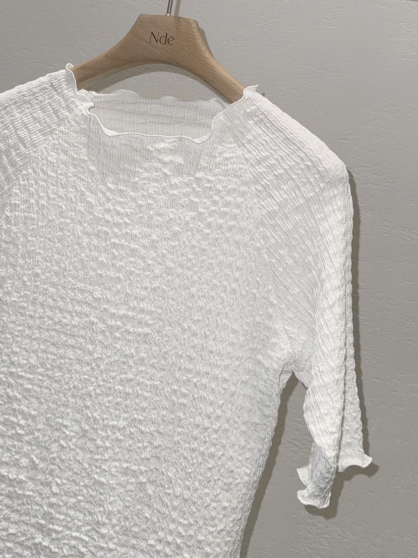 NDE韓國直郵女士新品休閑職業熱賣時尚人氣推薦26春夏T恤BOHEME_NDET恤