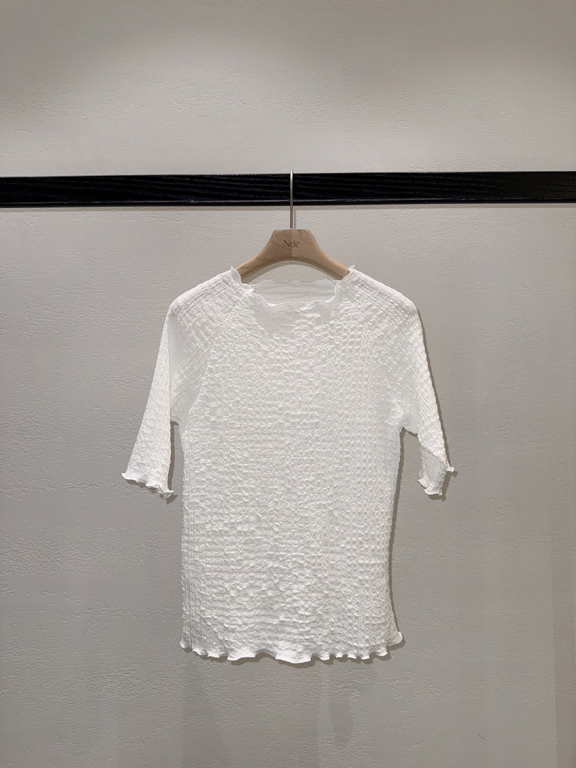 NDE韓國直郵女士新品休閑職業熱賣時尚人氣推薦26春夏T恤BOHEME_NDET恤圖色1