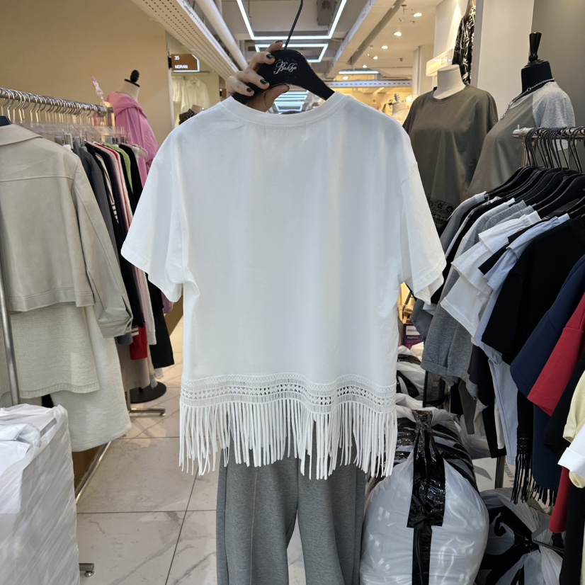 空韓國直郵實拍女士新款熱賣休閑時尚推薦26春夏人氣職業T恤空T恤