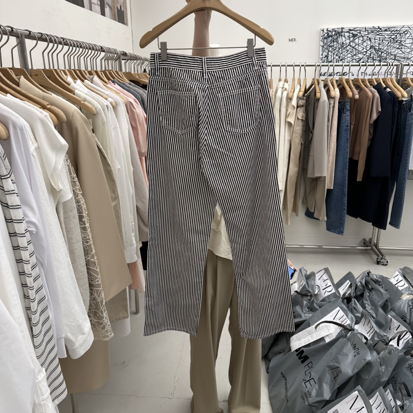 MER韓國直郵女裝新品26春夏時尚推薦人氣職業休閑熱賣休閑褲MER/ANGELO BIANCO休閑褲