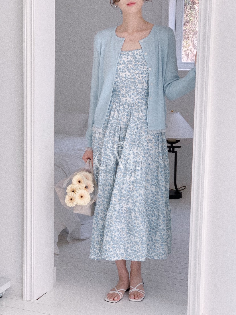 OVE韓國直郵實拍女裝新款人氣26春夏職業休閑時尚推薦連衣裙OVE連衣裙