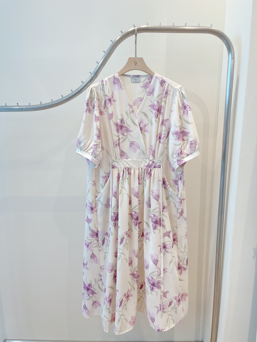 OVE韓國代購女裝新款休閑26春夏時尚推薦熱賣人氣職業連衣裙OVE連衣裙圖色1